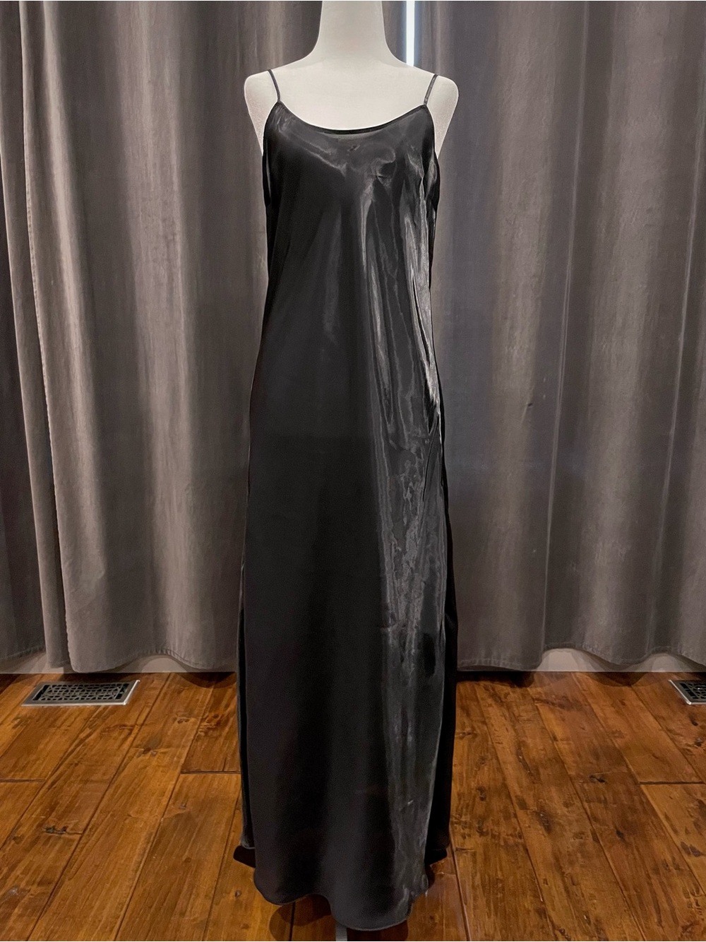 Victoria’s Secret black satin nightgown